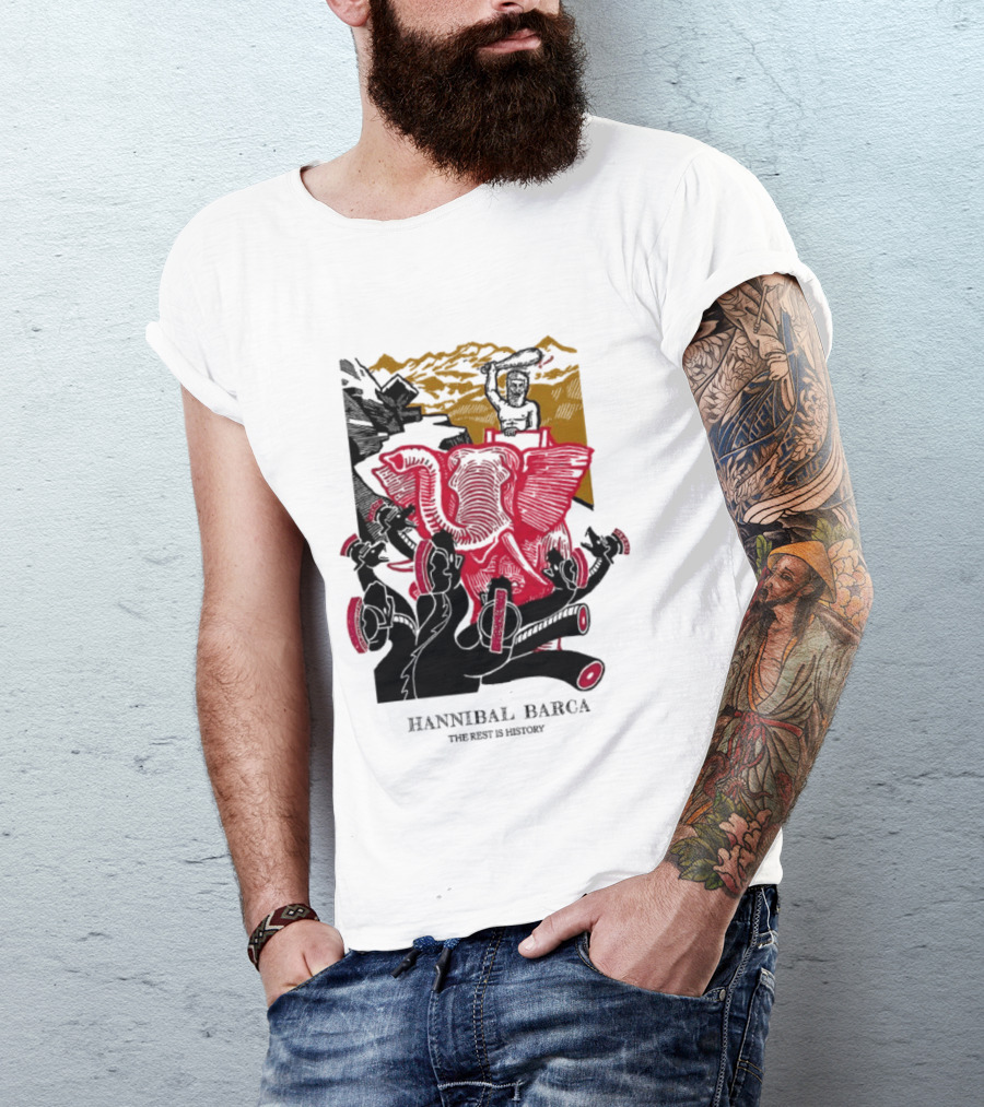Hannibal Barca The Rest Is History Elephants And Soldiers Historical T-Shirt