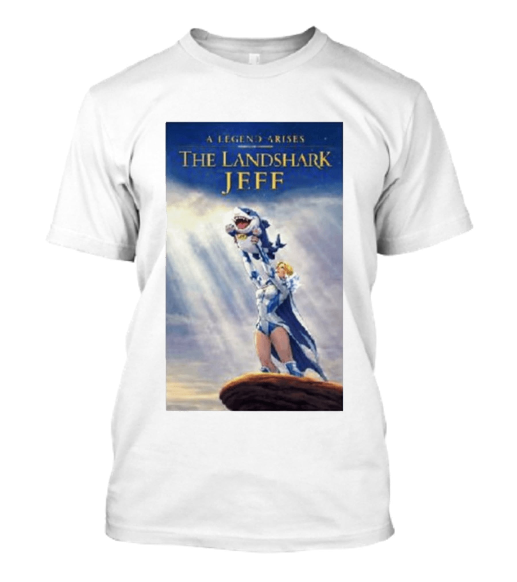 A Legend Arises The Landshark Jeff Emma Frost Lion King Scene T-Shirt