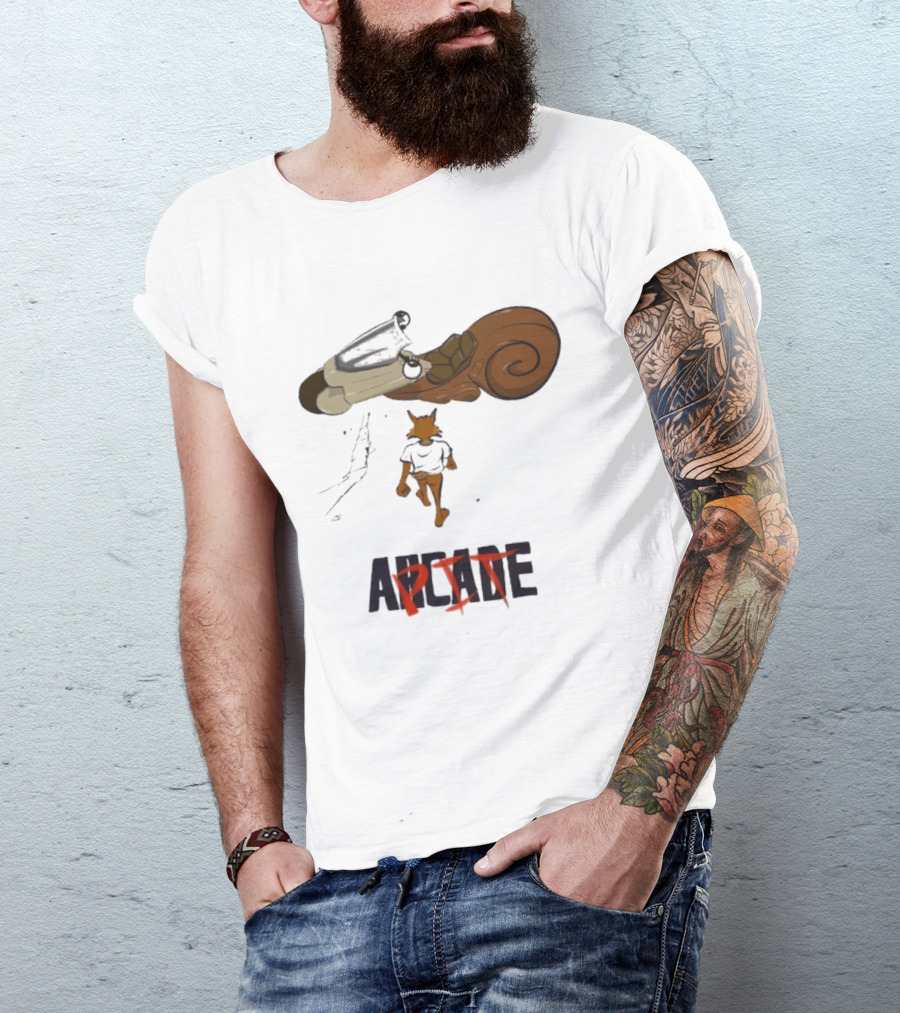 Smight Akira Arcade Pit Retro Futuristic Motorcycle Adventure T-Shirt