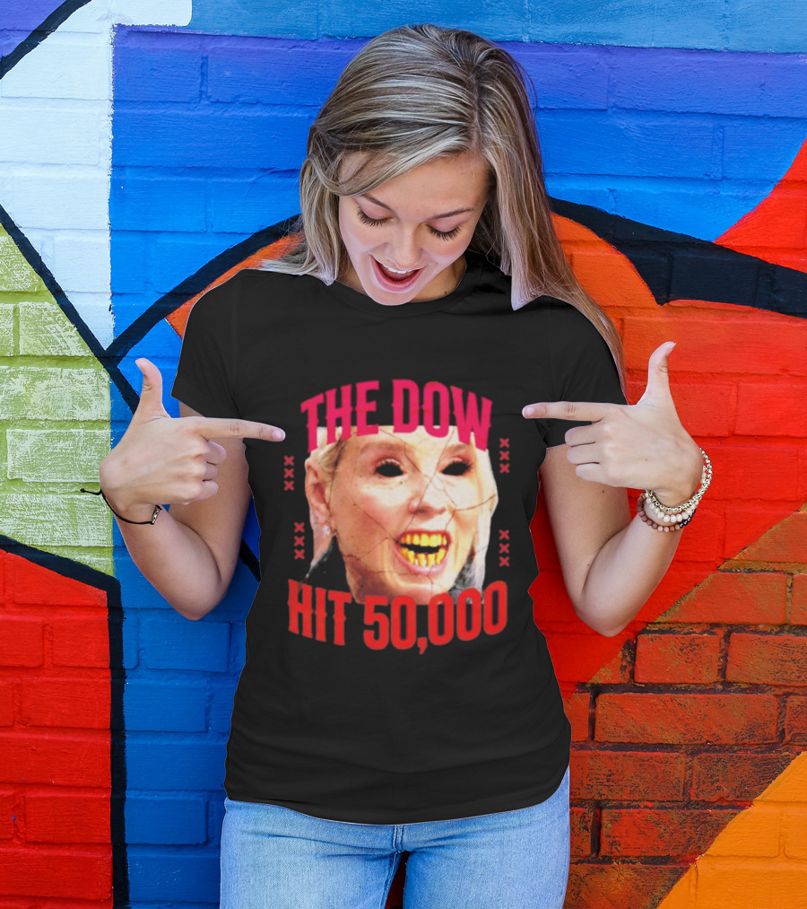 Pam Bondi The Dow Hit 50 000 Protest Epstein Files T-Shirt