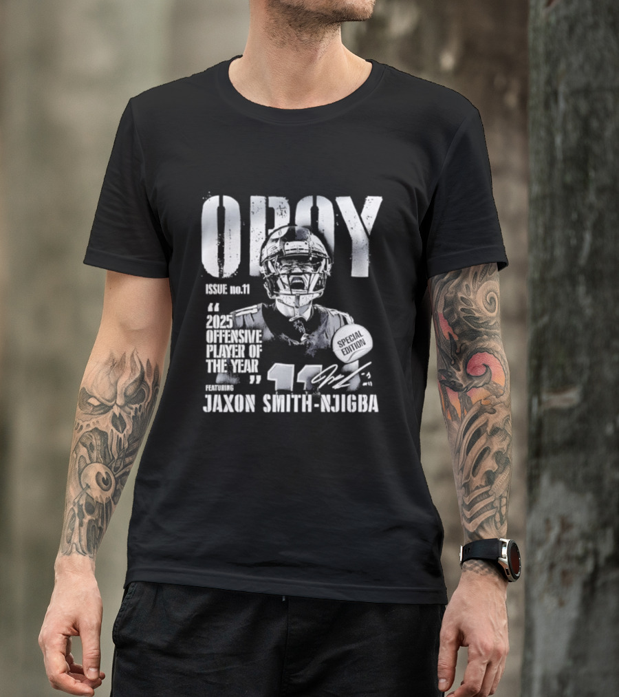 Seattle Seahawks 2025 Offensive Player Of The Year Jaxon Smith Njigba 11 T-Shirt