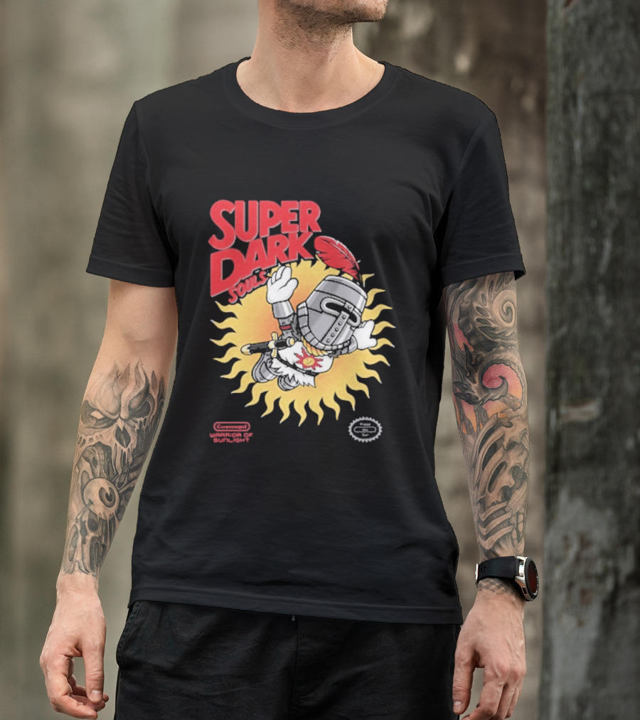 Super Dark Souls Praise The Sun Solaire T-Shirt