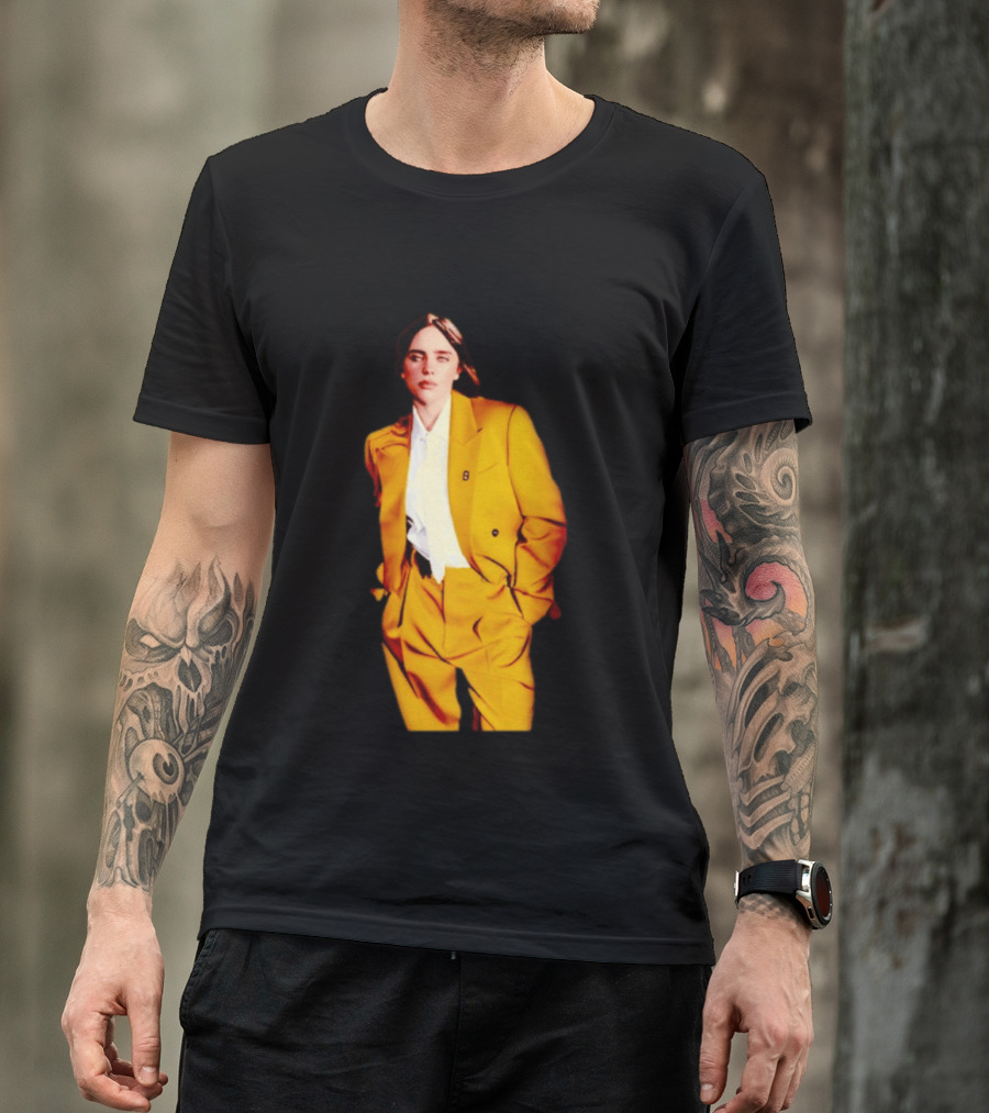 Billie Eilish Yellow Suit Fashion T-Shirt