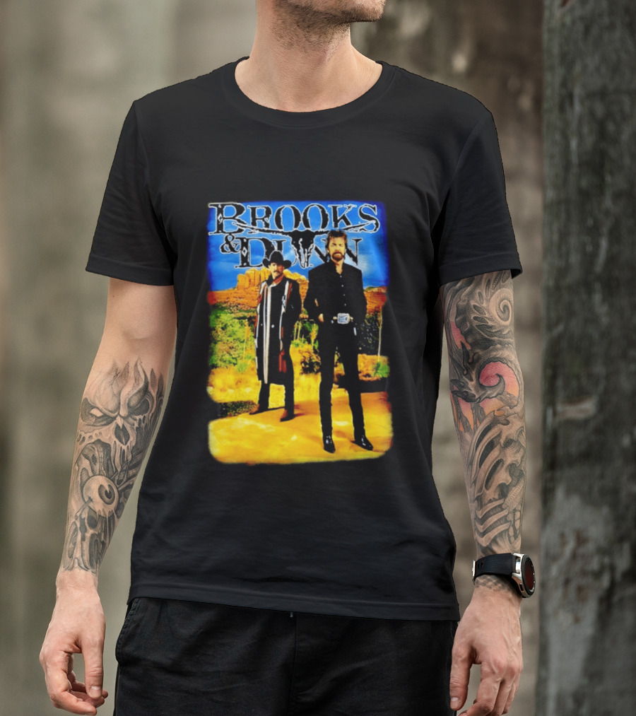 Brooks And Dunn Western Style Desert T-Shirt