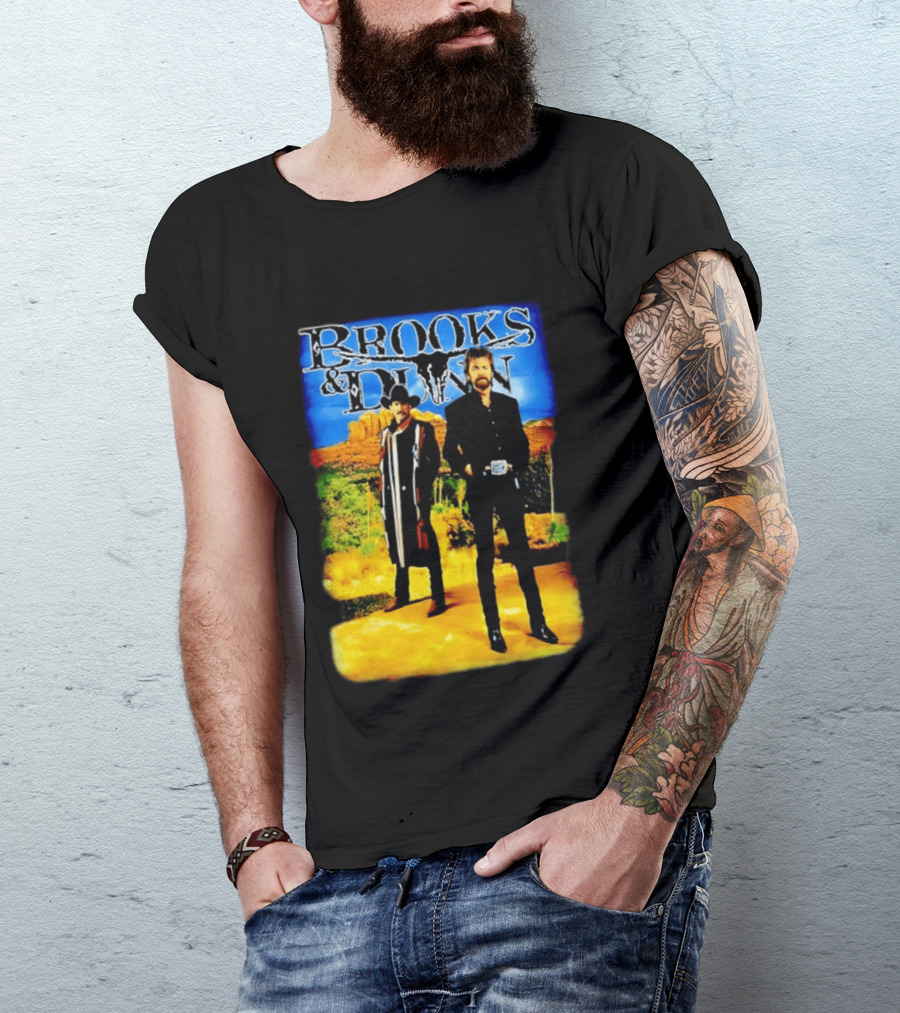 Brooks And Dunn Western Style Desert T-Shirt