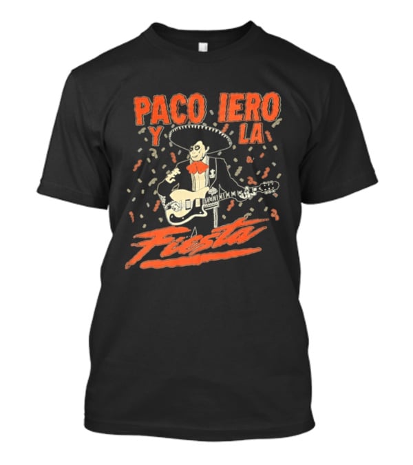 Paco Iero Y La Fiesta Sombrero Guitar Celebration T-Shirt