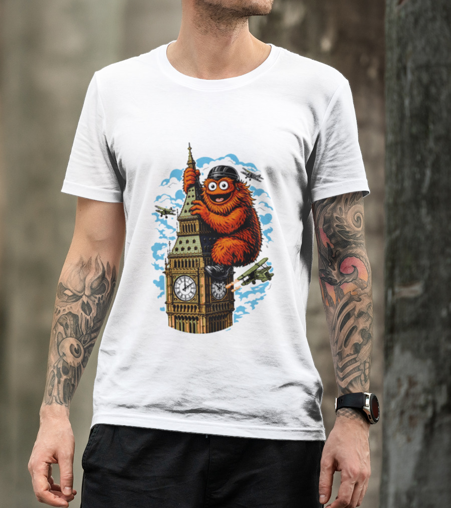 Big Ben Gritty Kong Philadelphia Hockey Clash T-Shirt