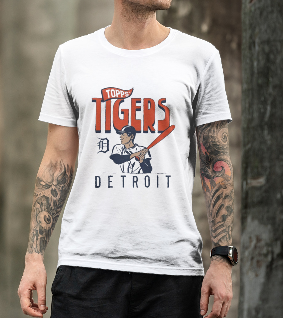 MLB Topps Detroit Tigers Raglan Player T-Shirt