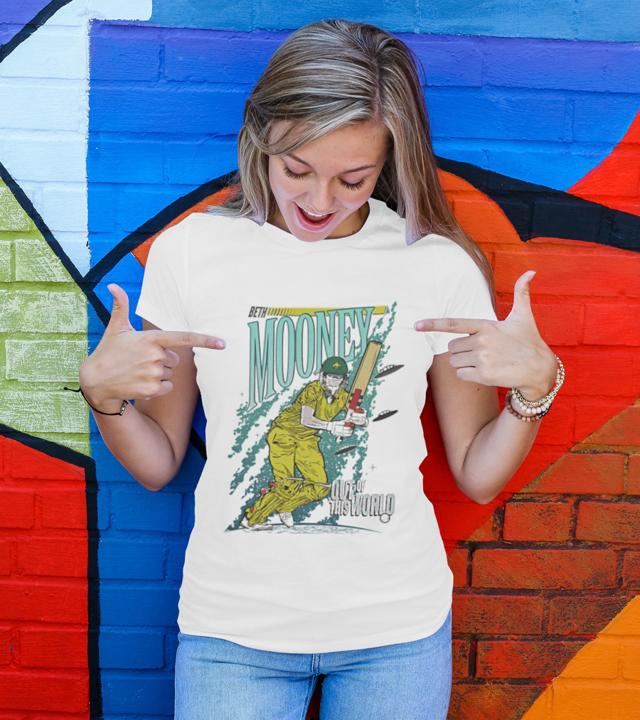 Beth Mooney Out Of This World Cricket T-Shirt