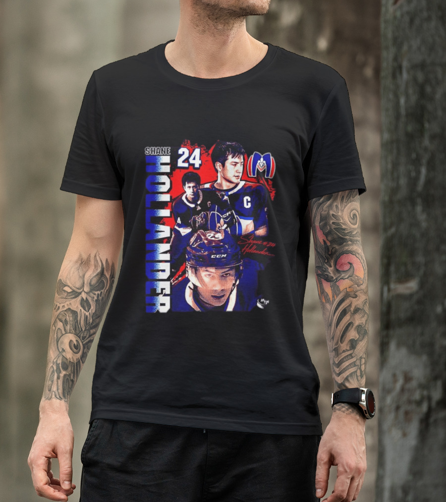 Shane Hollander 24 MLH Hockey Heated Rivalry Romantic T-Shirt