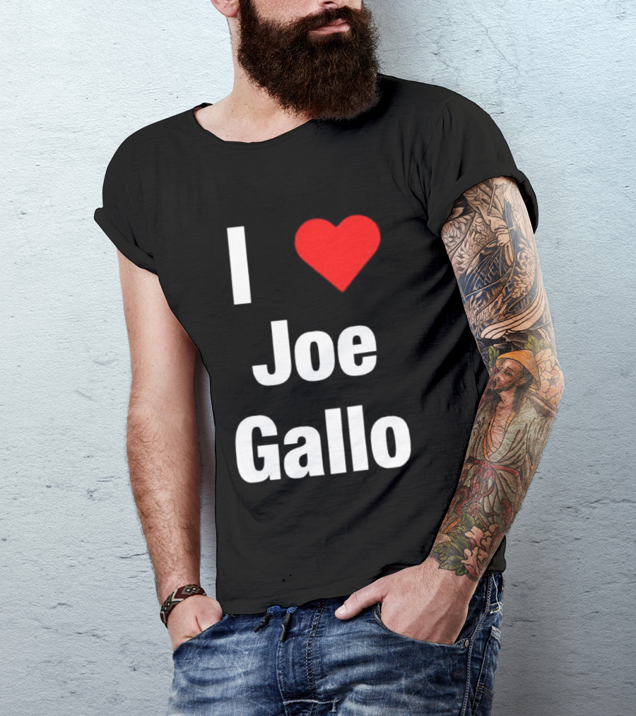 I Love Joe Gallo Merrimack Warriors Basketball T-Shirt