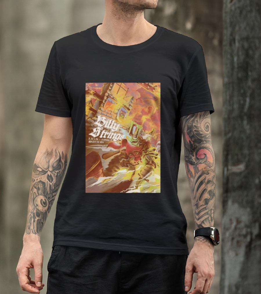 Billy Strings Bridgestone Arena Nashville TN February 20 2026 Castle Fire Fantasy T-Shirt