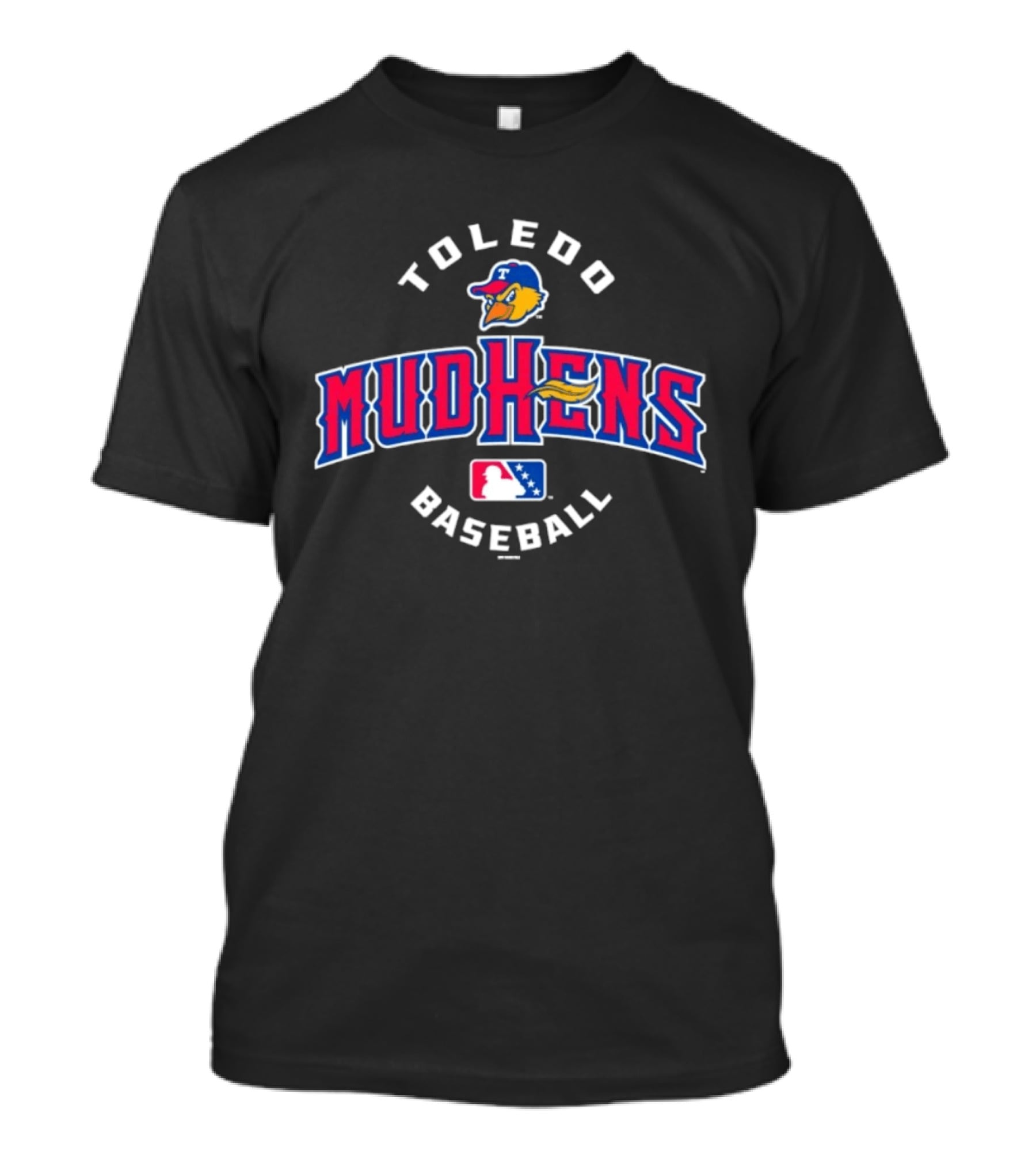 Toledo Mud Hens Baseball Team Logo With Jabari T-Shirt