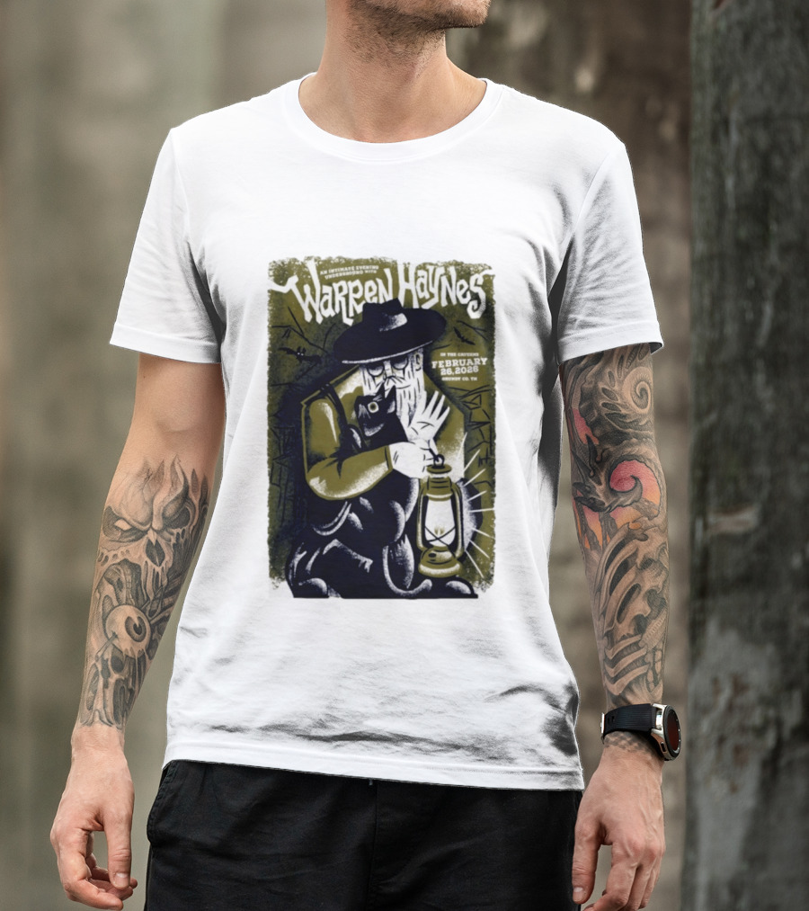 Warren Haynes An Intimate Evening February 26 2026 Grundy County TN Lantern T-Shirt