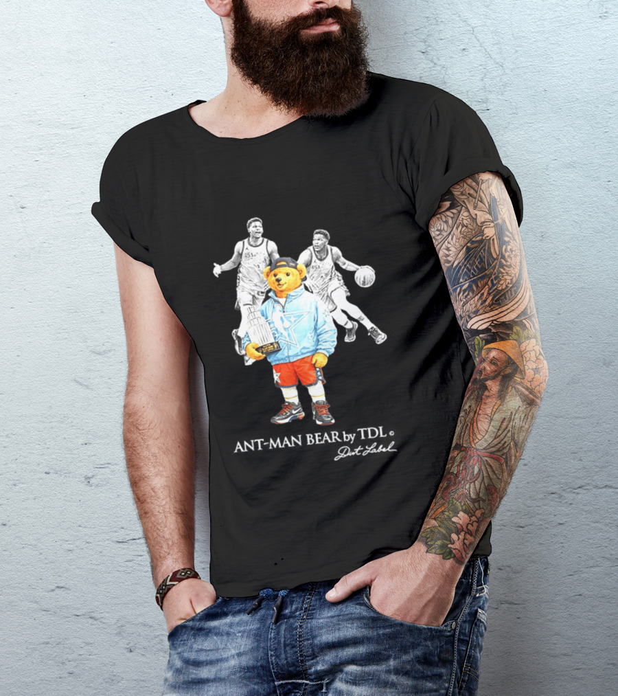 Anthony Edwards Minnesota Timberwolves Bear Trophy USA Basketball T-Shirt