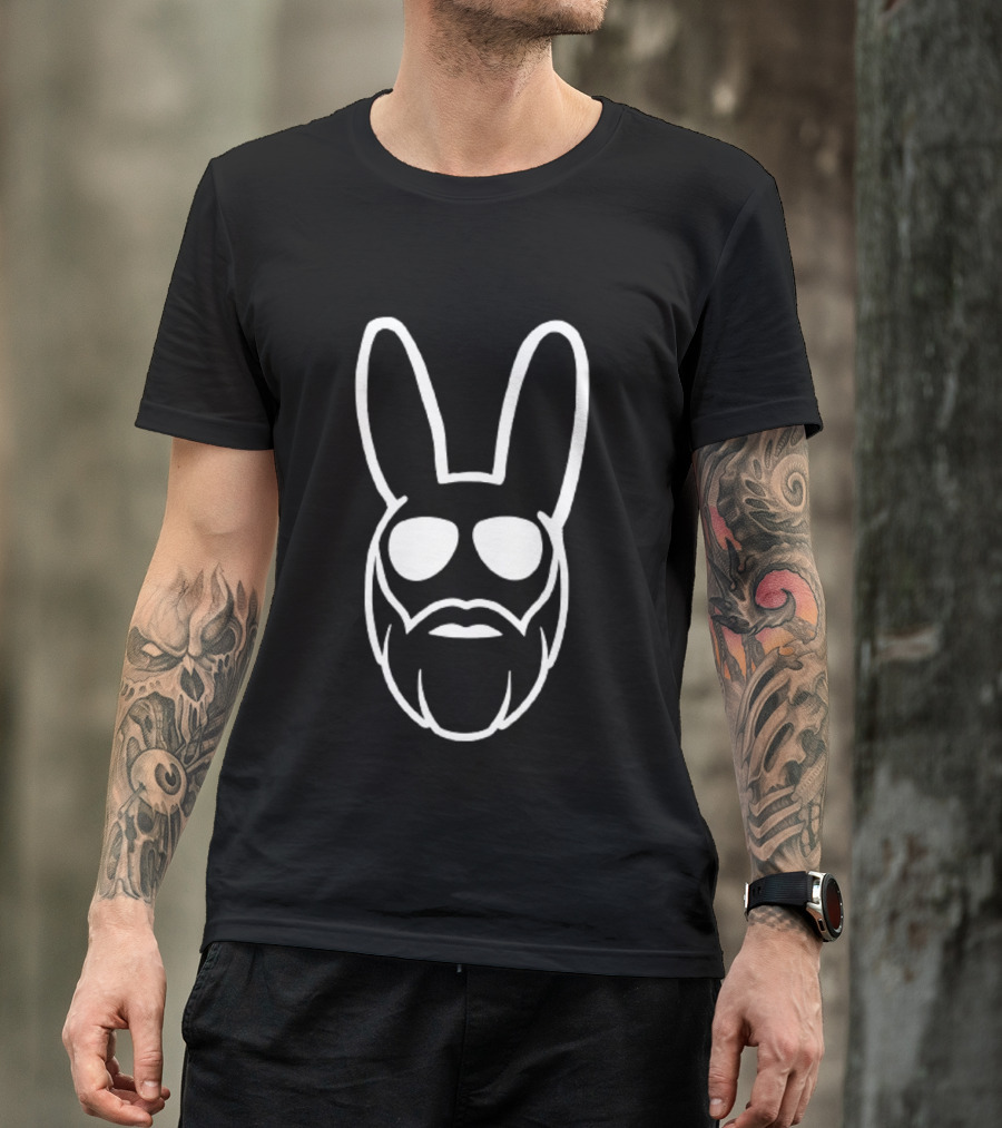 Swole Bunny Beard Face T-Shirt