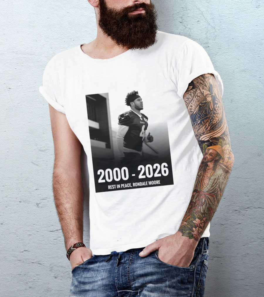 Rest In Peace Rondale Moore 2000 2026 Minnesota Vikings T-Shirt