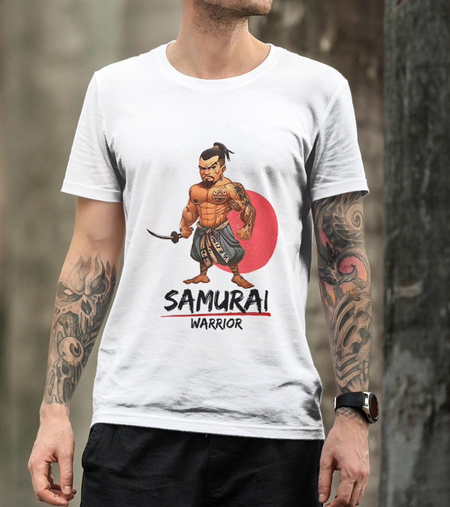 Samurai Warrior Strong Japanese T-Shirt