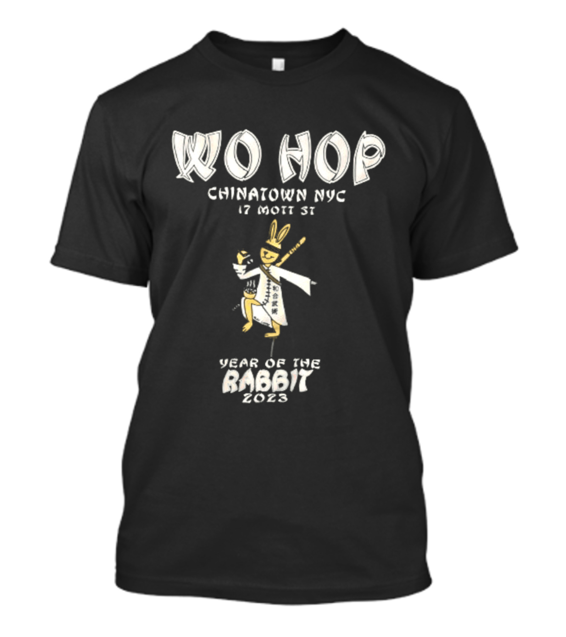 Wo Hop Chinatown NYC 17 Mott St Year Of The Rabbit 2023 T-Shirt