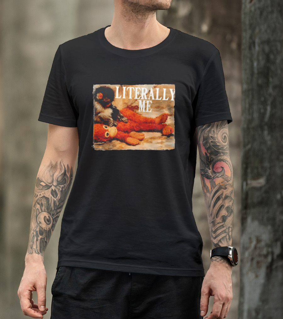 Literally Me Monkey Punch Panchi Kun Plush Relaxing T-Shirt