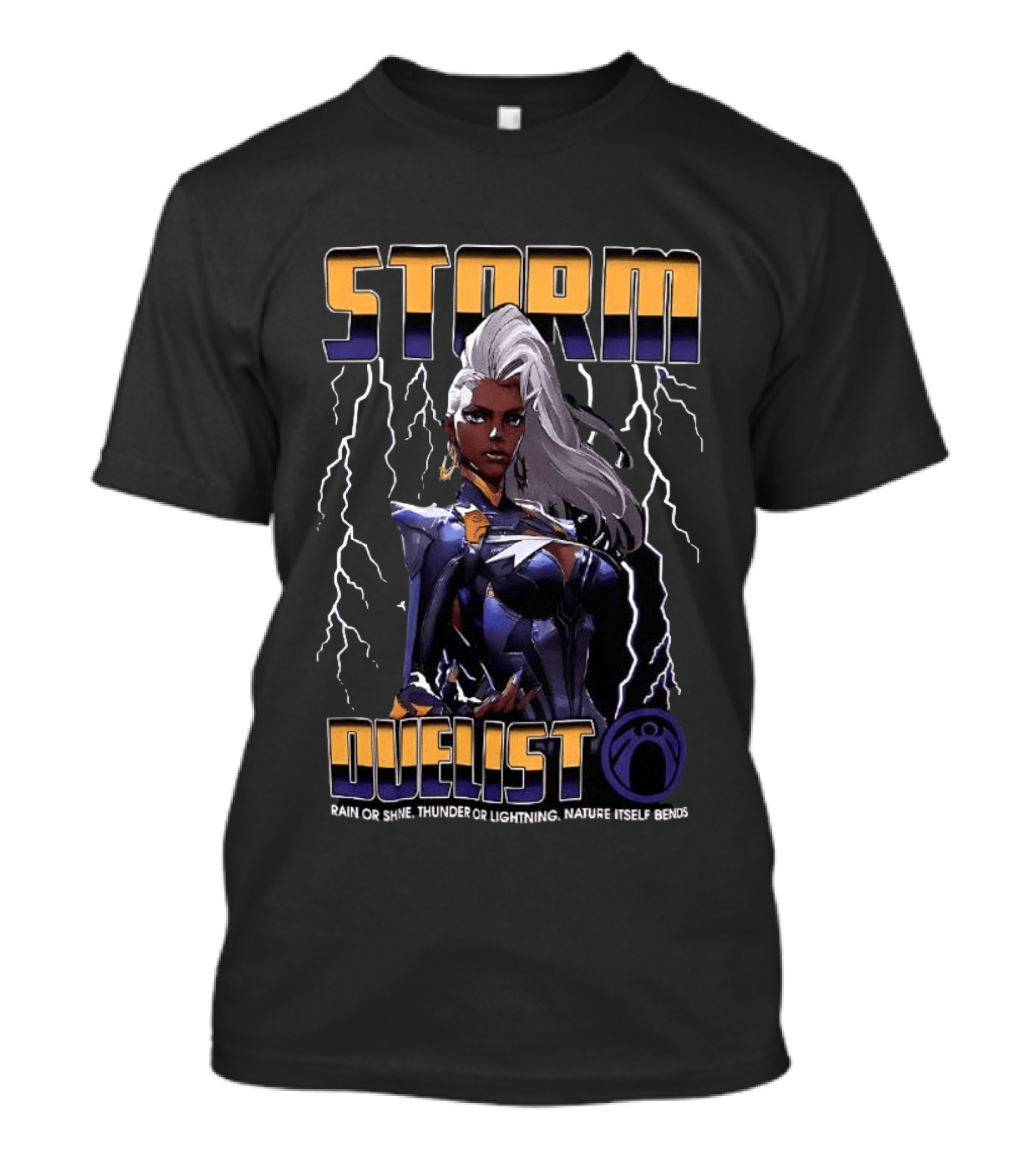 Storm Duelist Rain Or Shine Thunder Or Lightning Nature Itself Bends T-Shirt