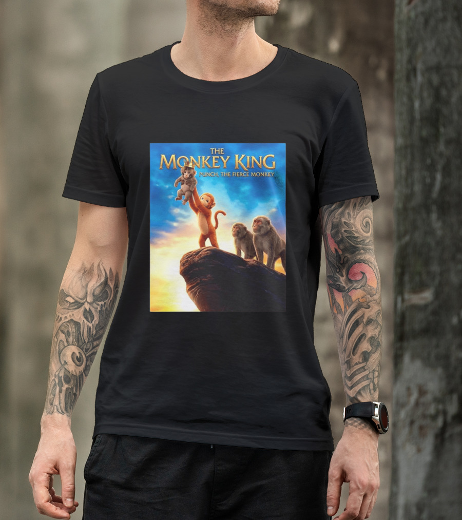 The Monkey King Punch The Fierce Monkey Epic Adventure T-Shirt