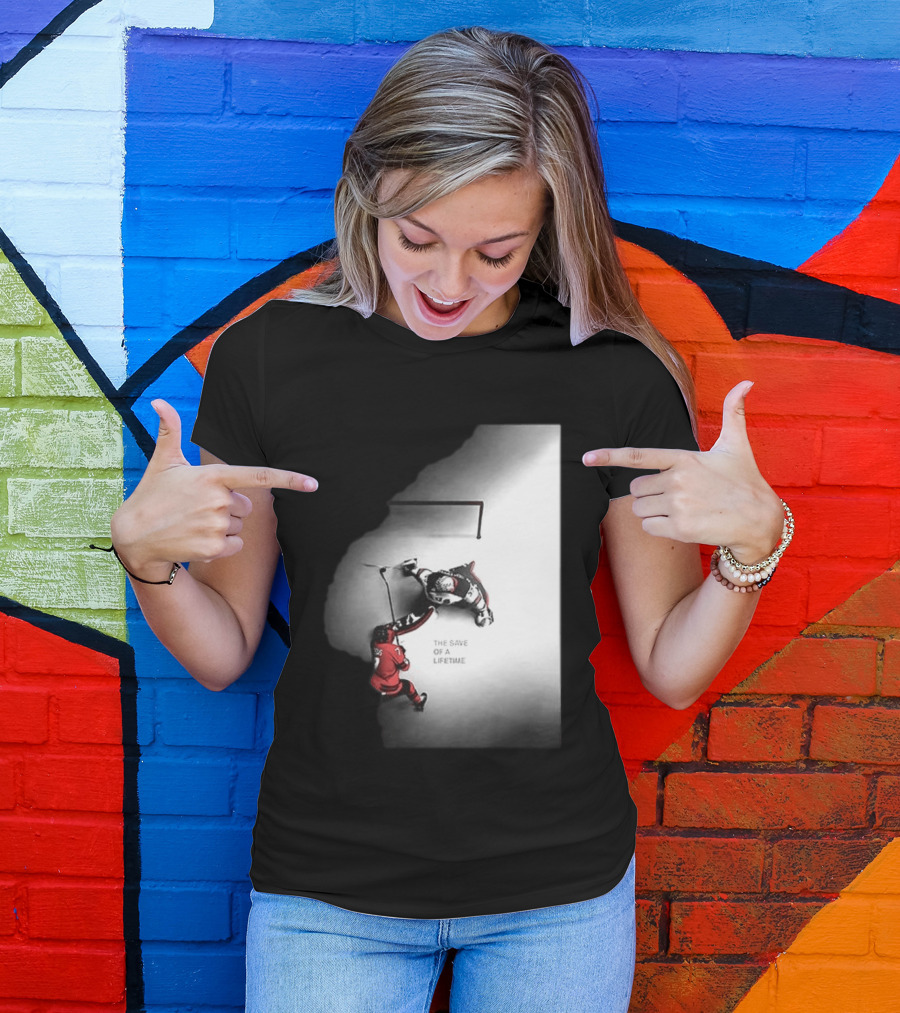 The Save Of A Lifetime Ice Hockey USA Olympics T-Shirt