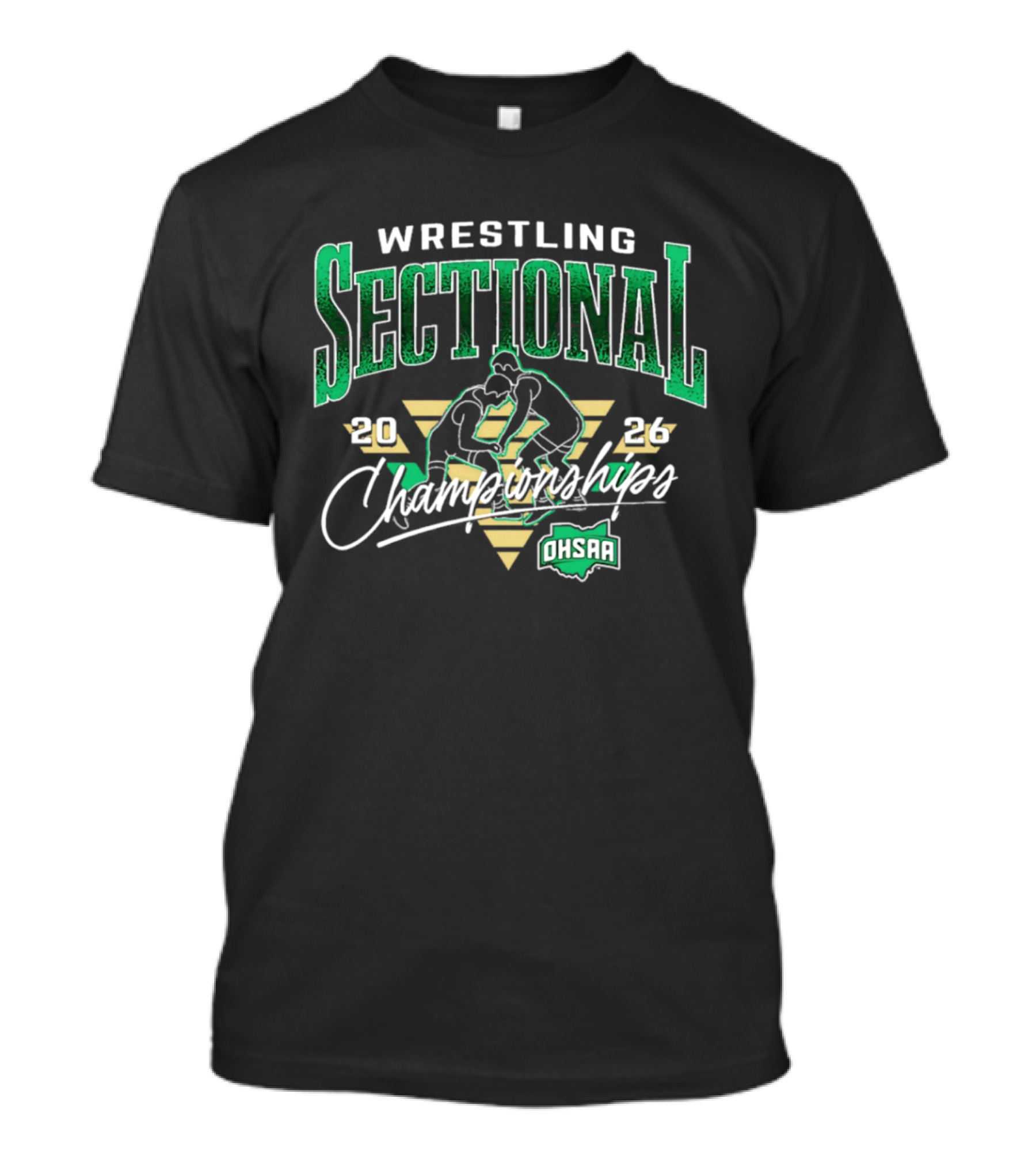 2026 OHSAA Wrestling Sectional Championships T-Shirt