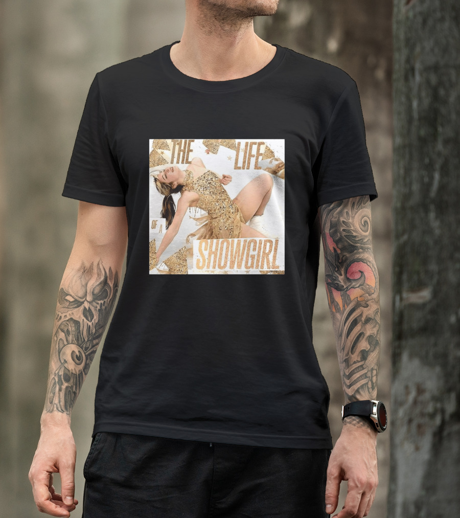 The Life Of A Showgirl Alysa Liu Glamorous Gold Costume Performance T-Shirt