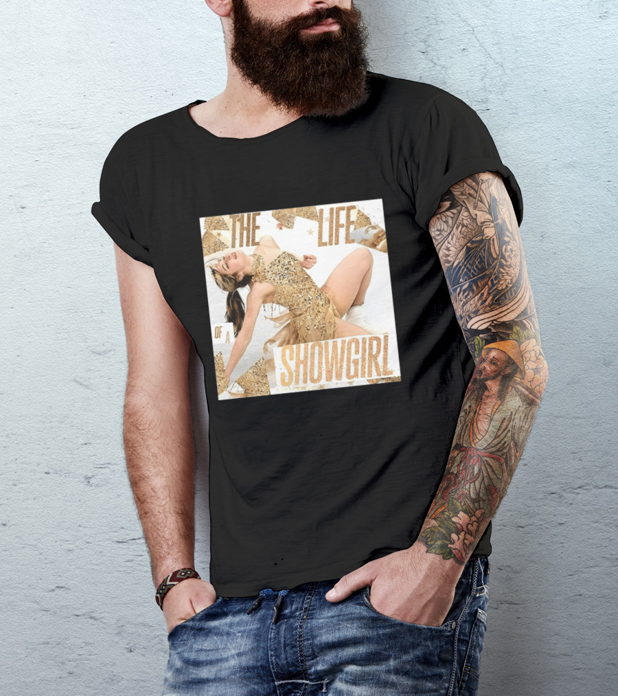 The Life Of A Showgirl Alysa Liu Glamorous Gold Costume Performance T-Shirt