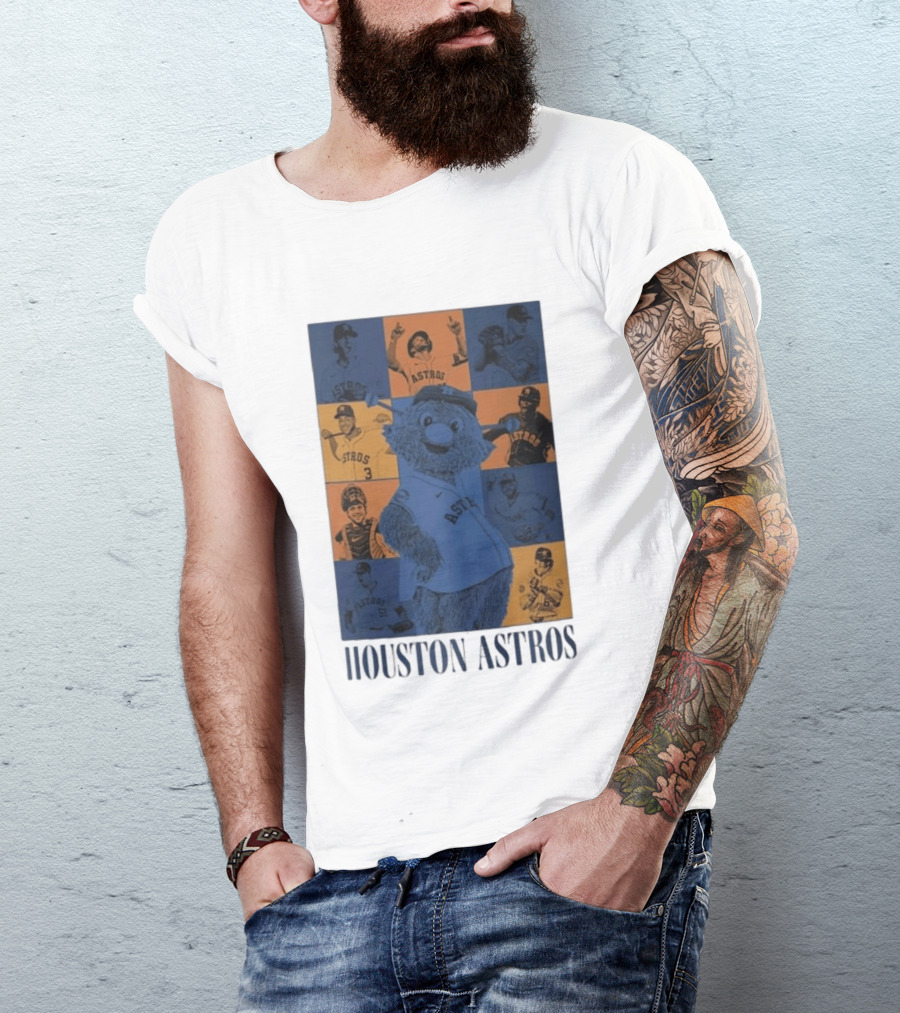 Houston Astros Mascot And Players T-Shirt