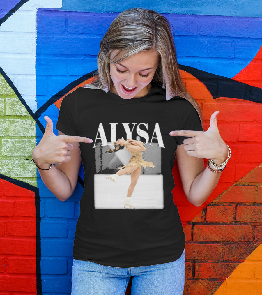 Alysa USA Skating Performance Frozen Moment T-Shirt