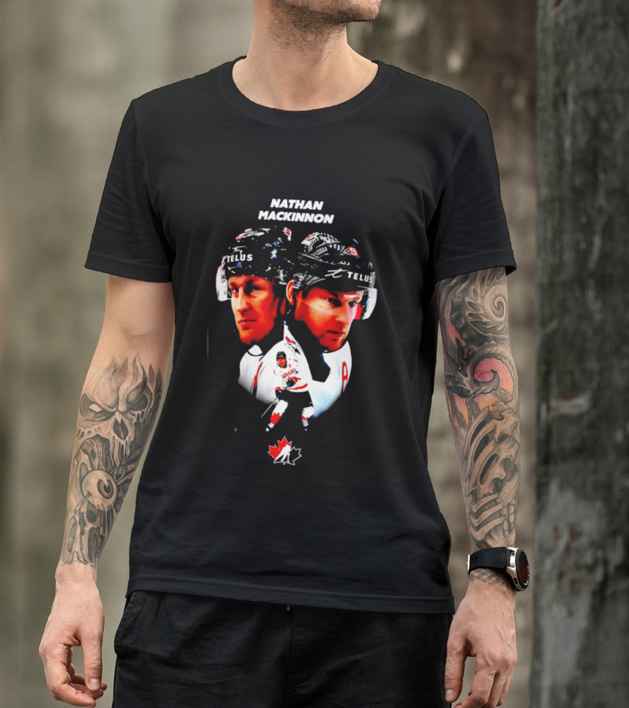 Nathan MacKinnon Canada Hockey Telus Team Maple Leaf T-Shirt