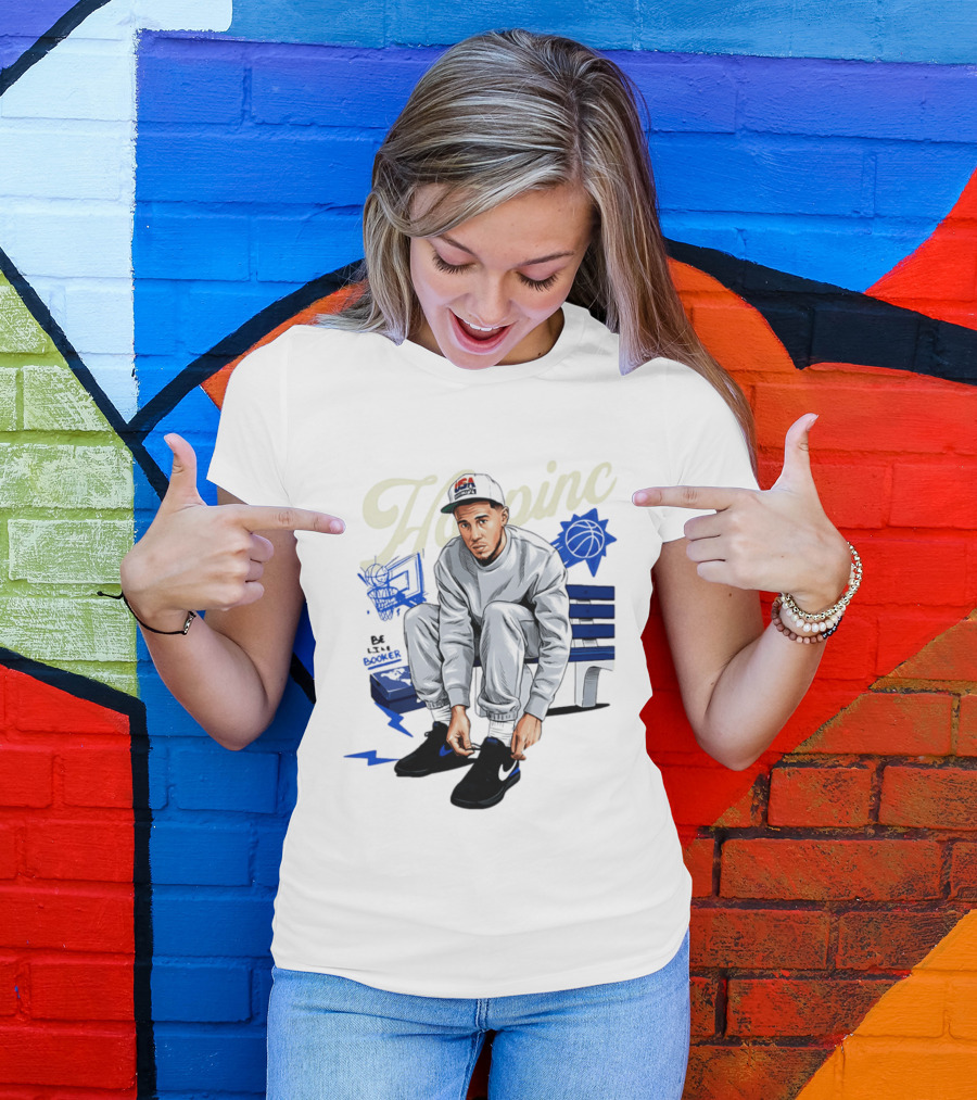 Hooping USA Basketball Player Be Like Book Bench Sneakers T-Shirt