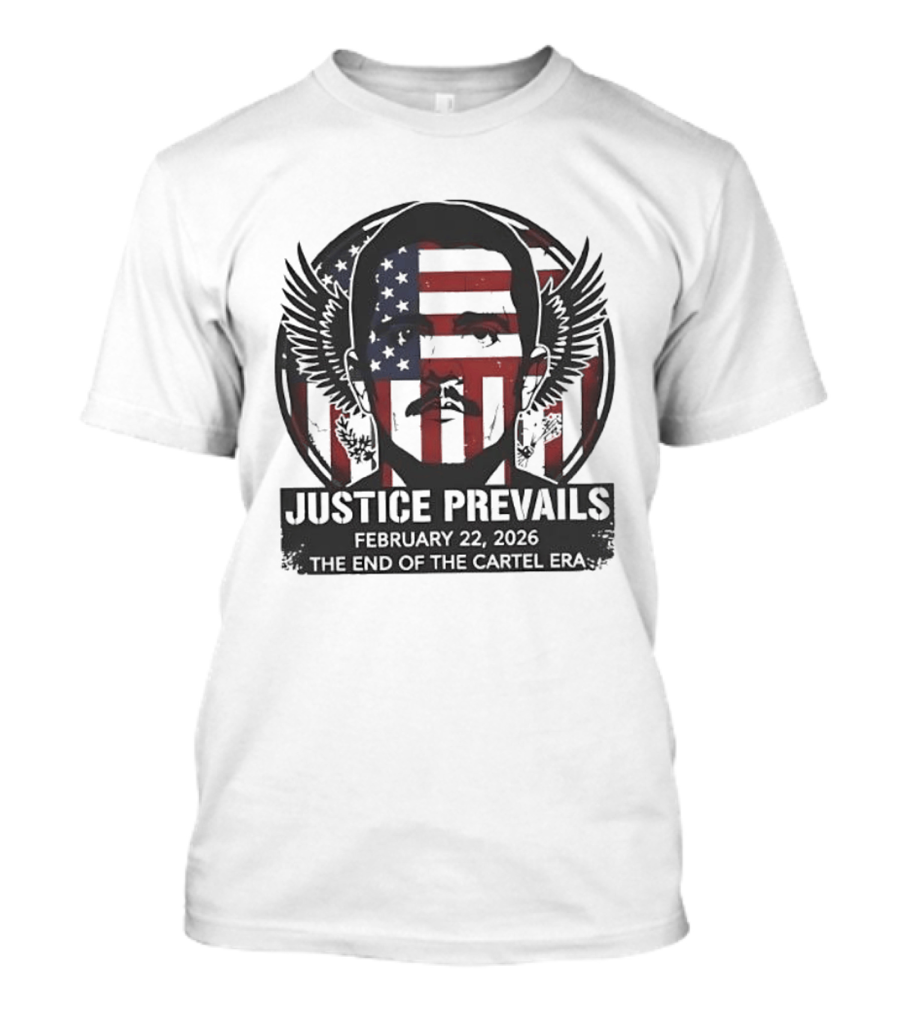 Justice Prevails February 22 2025 End Of The Cartel Era T-Shirt