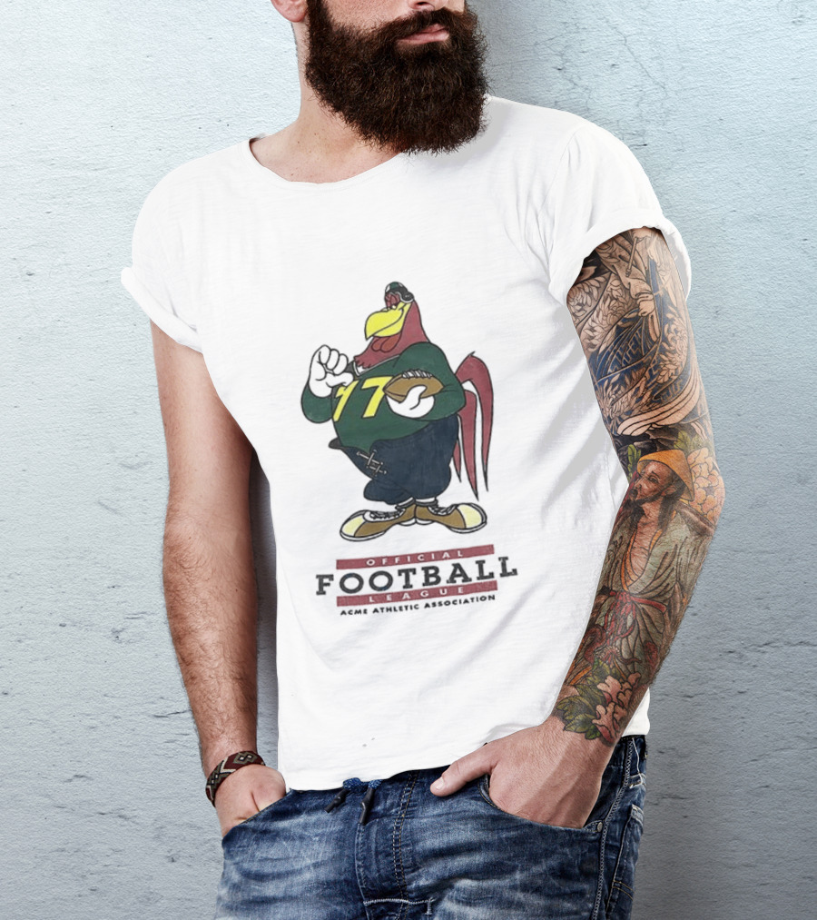 ACME Athletic Association Football League Rooster 77 T-Shirt