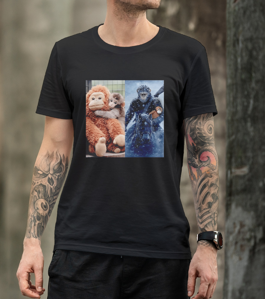 Punch Kun Monkey Evolution Young To Adult 2026 T-Shirt