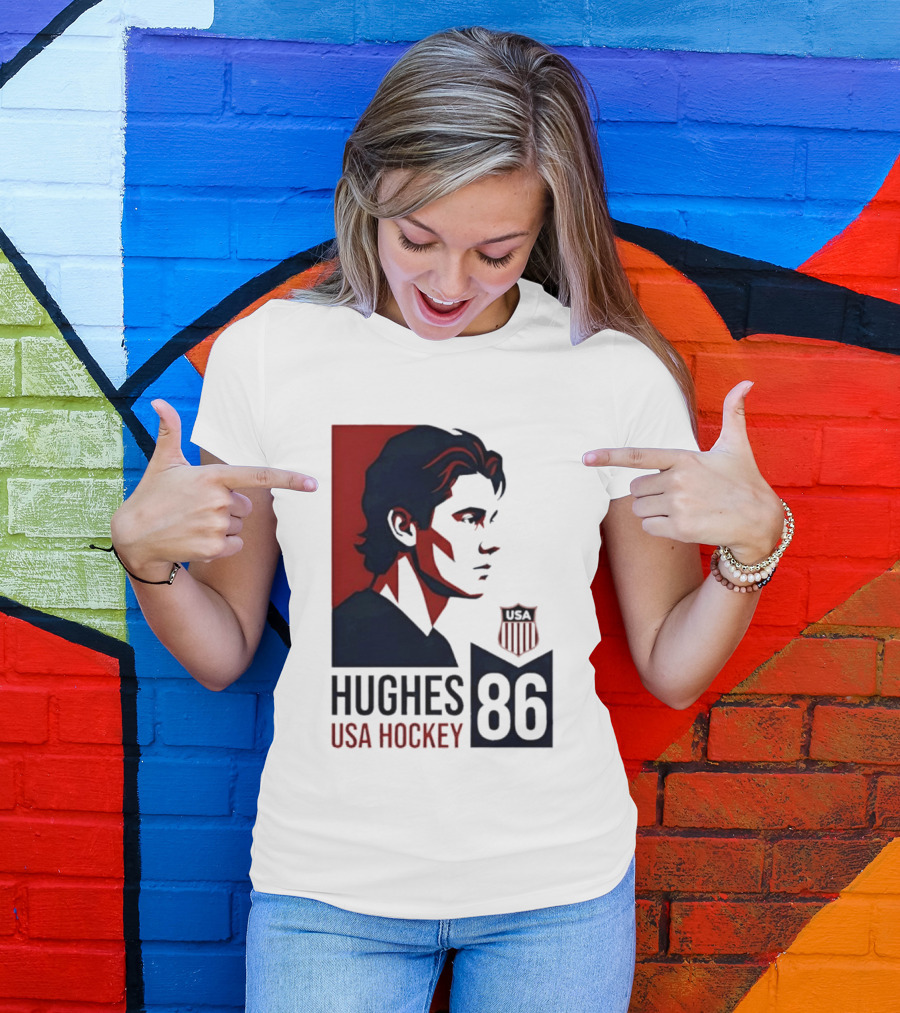 Hughes USA Hockey 86 Winter Olympic Team 2026 T-Shirt