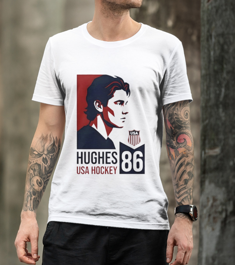 Hughes USA Hockey 86 Winter Olympic Team 2026 T-Shirt