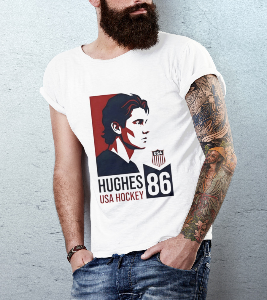 Hughes USA Hockey 86 Winter Olympic Team 2026 T-Shirt