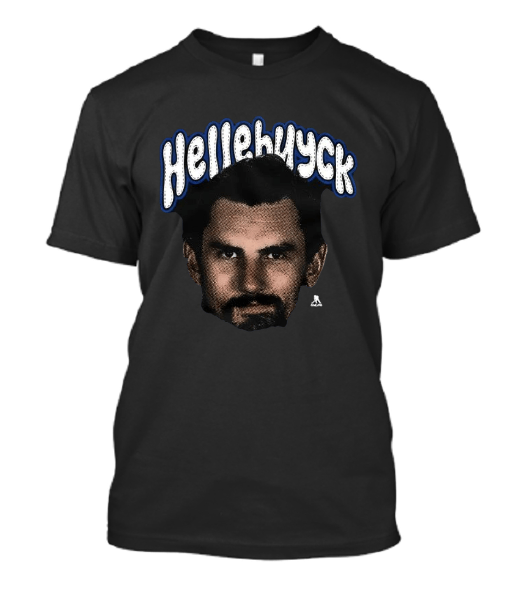 Connor Hellebuyck Winnipeg Jets Hockey Hellebuyck Big Face T-Shirt