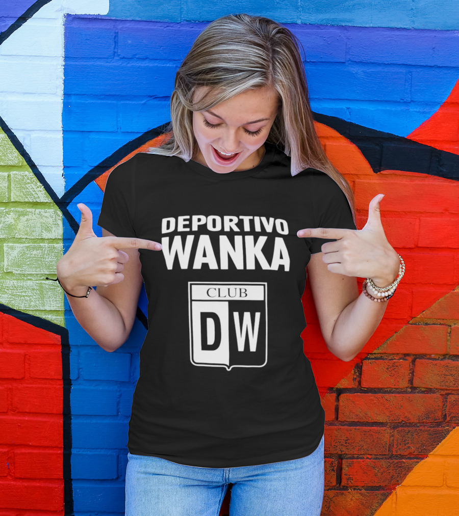 Deportivo Wanka Club DW Logo Football Team Sports T-Shirt