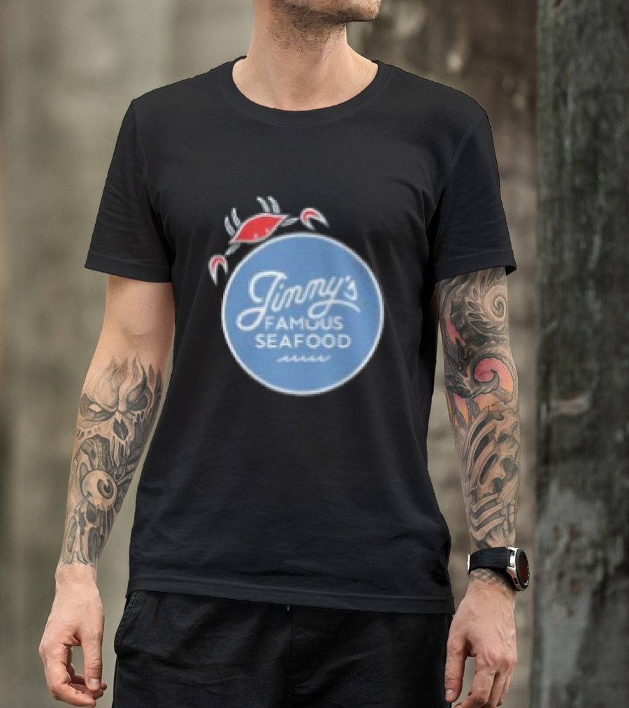 Jimmy's Famous Seafood Go Fuck Yourself Red Crab Circular Motif T-Shirt