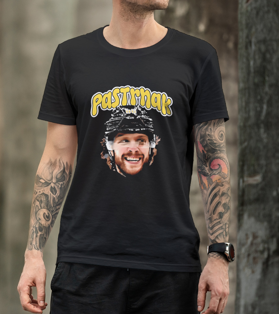 David Pastrnak Boston Bruins Big Head PASTRNAK T-Shirt