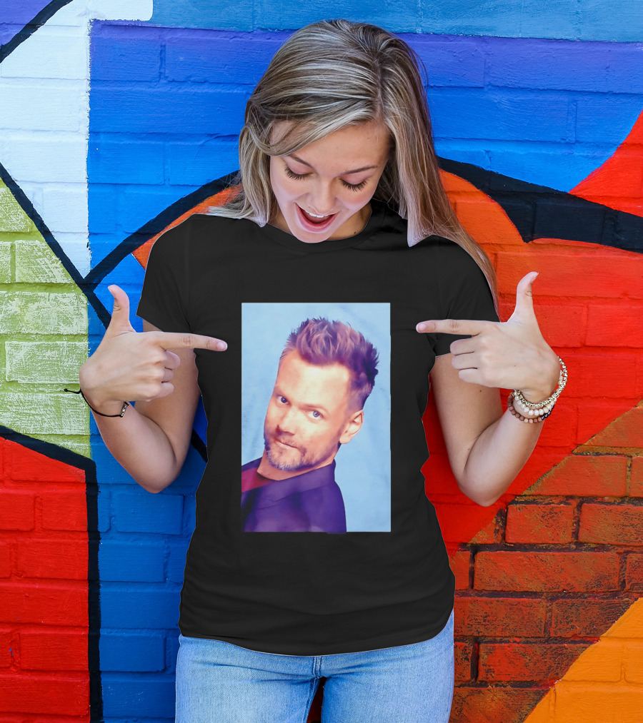 Joel McHale Blue T-Shirt