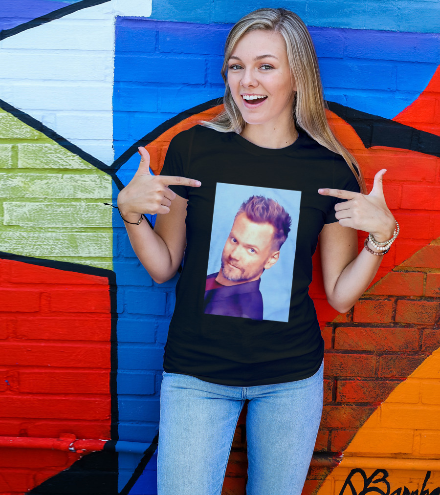 Joel McHale Blue T-Shirt