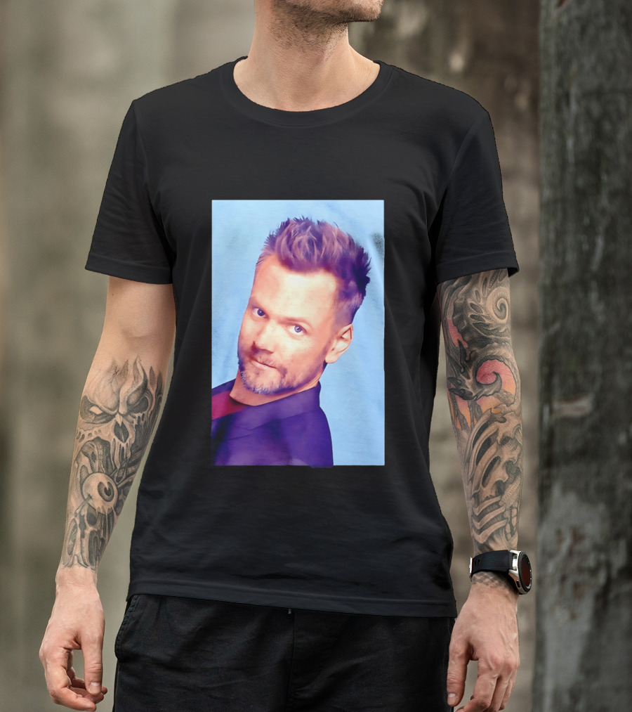 Joel McHale Blue T-Shirt