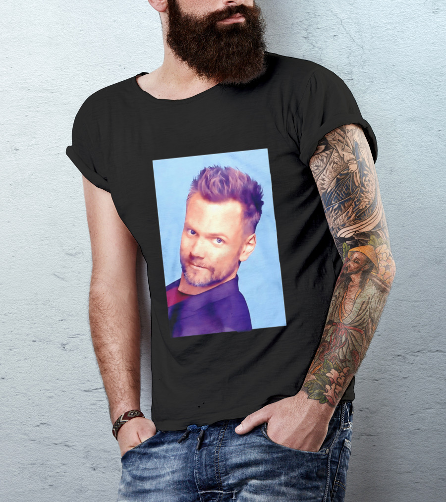 Joel McHale Blue T-Shirt