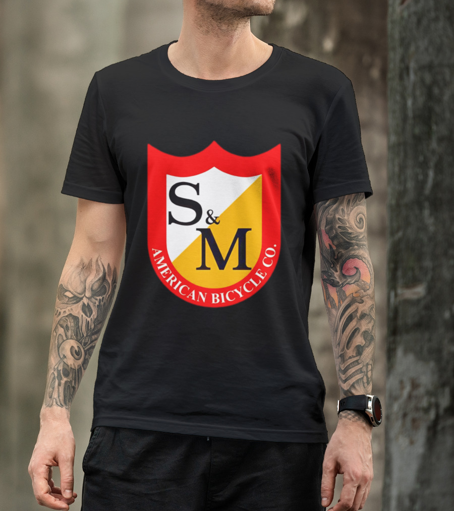 S&M American Bicycle Co Shield T-Shirt