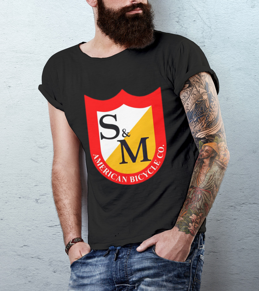S&M American Bicycle Co Shield T-Shirt